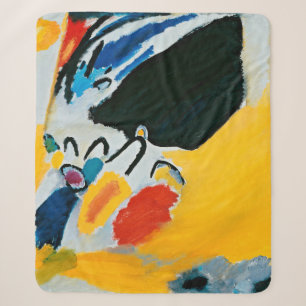 Kandinski Impressie III Concert Abstract Schilderi Sherpa Deken