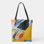Kandinski Impressie III Concert Abstract Schilderi Tote Bag (Achterkant)