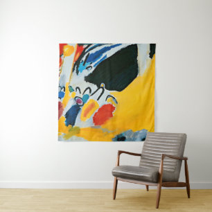 Kandinski Impressie III Concert Abstract Schilderi Wandkleed