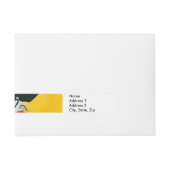 Kandinski Impression III Concert Abstract schilder Adreslabel Wikkel (Voorkant)