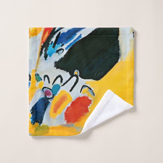 Kandinski Impression III Concert Abstract schilder Bad Handdoek (Wasdoekje)