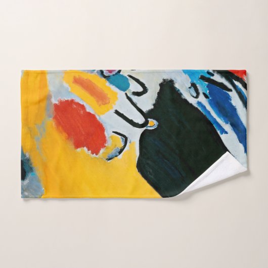 Kandinski Impression III Concert Abstract schilder Bad Handdoek (Handdoek)