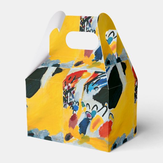 Kandinski Impression III Concert Abstract schilder Bedankdoosjes (Achterkant)