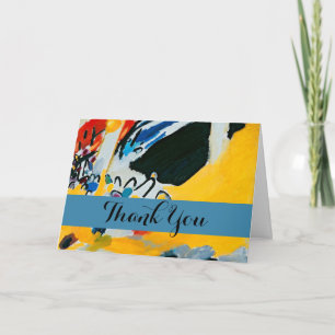 Kandinski Impression III Concert Abstract schilder Bedankkaart