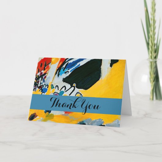 Kandinski Impression III Concert Abstract schilder Bedankkaart (Voorkant)