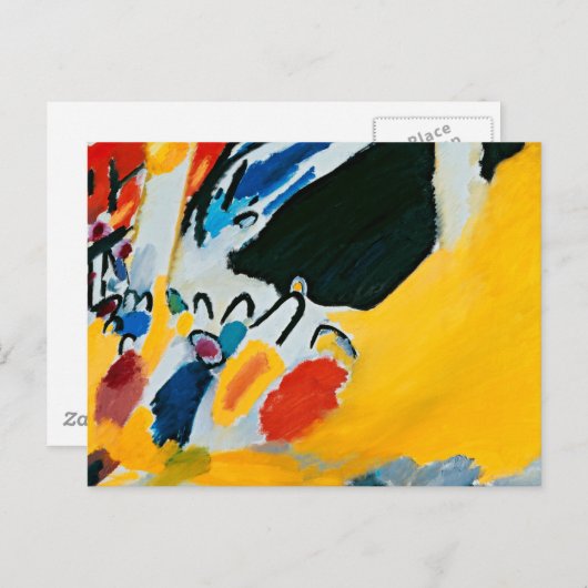 Kandinski Impression III Concert Abstract schilder Briefkaart (Voorkant / Achterkant)