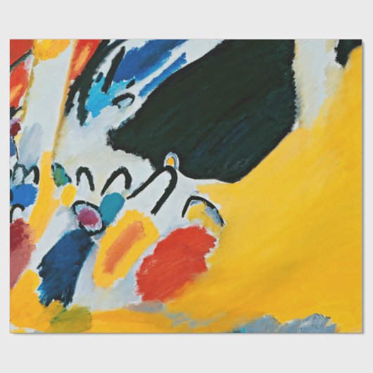 Kandinski Impression III Concert Abstract schilder Cadeaupapier (Vlak)