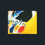 Kandinski Impression III Concert Abstract schilder Canvas Afdruk<br><div class="desc">Dit abstracte schilderij is van Wassily Kandinsky,  Impression III Concert,  1911. Het is een abstracte indruk van een nacht bij een pianonconcert,  met vormen van de zwarte piano bovenaan,  en de menigte onderaan.</div>