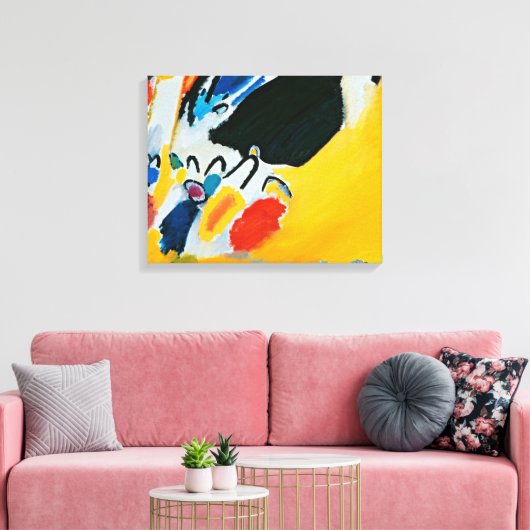 Kandinski Impression III Concert Abstract schilder Canvas Afdruk (Insitu (Woonkamer))