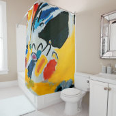 Kandinski Impression III Concert Abstract schilder Douchegordijn (In situ)