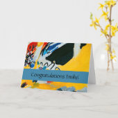 Kandinski Impression III Concert Abstract schilder Kaart (Gele Bloem)