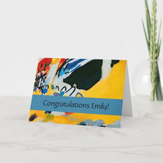 Kandinski Impression III Concert Abstract schilder Kaart (Voorkant)