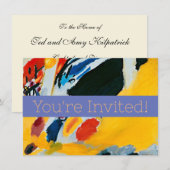 Kandinski Impression III Concert Abstract schilder Kaart (Voorkant / Achterkant)