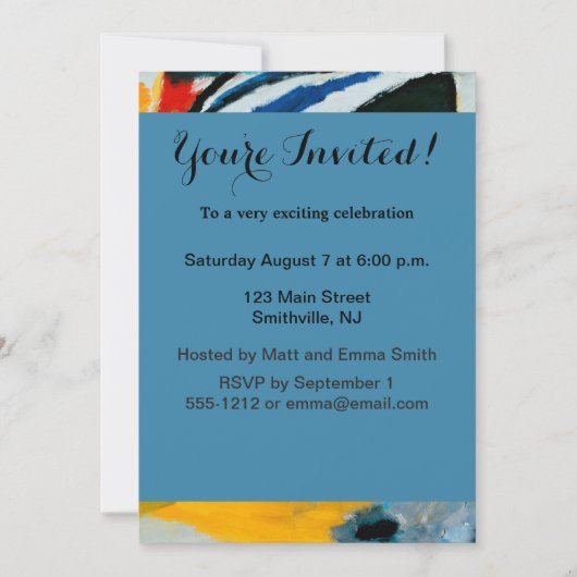 Kandinski Impression III Concert Abstract schilder Kaart (Voorkant)