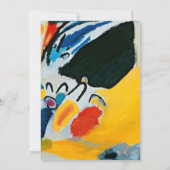 Kandinski Impression III Concert Abstract schilder Kaart (Achterkant)