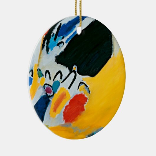 Kandinski Impression III Concert Abstract schilder Keramisch Ornament (Rechts)