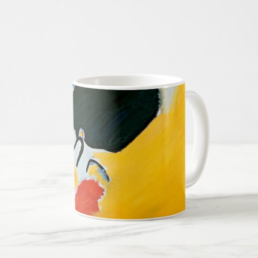 Kandinski Impression III Concert Abstract schilder Koffiemok (Voorkant rechts)