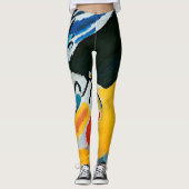 Kandinski Impression III Concert Abstract schilder Leggings (Voorkant)