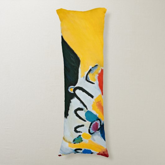 Kandinski Impression III Concert Abstract schilder Lichaamskussen (Voorkant Verticaal)