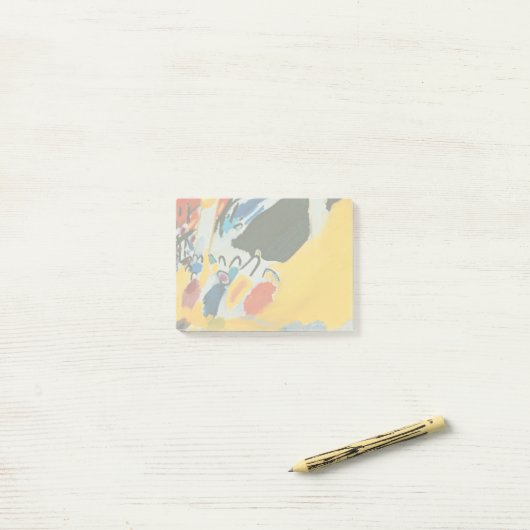 Kandinski Impression III Concert Abstract schilder Post-it® Notes (Op bureau)