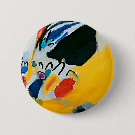Kandinski Impression III Concert Abstract schilder Ronde Button 5,7 Cm