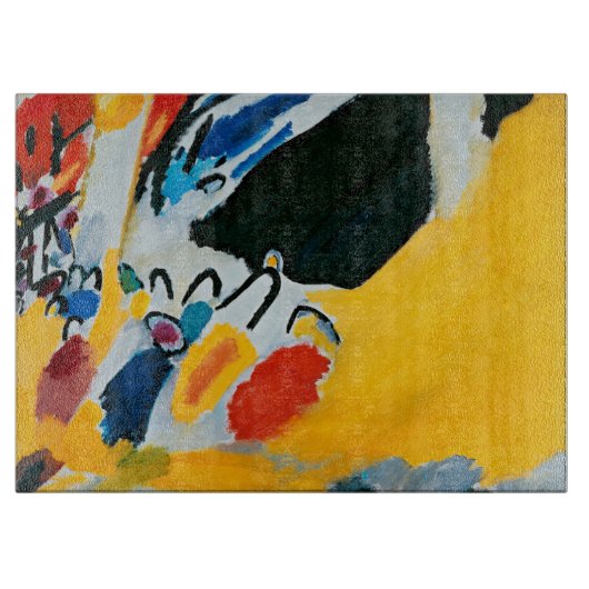 Kandinski Impression III Concert Abstract schilder Snijplank (Voorkant)
