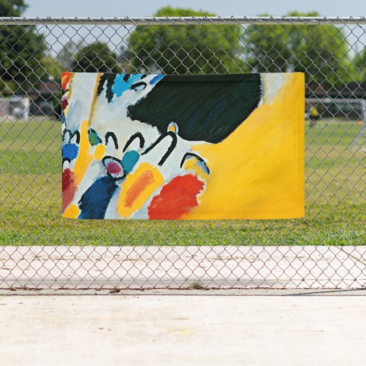 Kandinski Impression III Concert Abstract schilder Spandoek (Insitu)