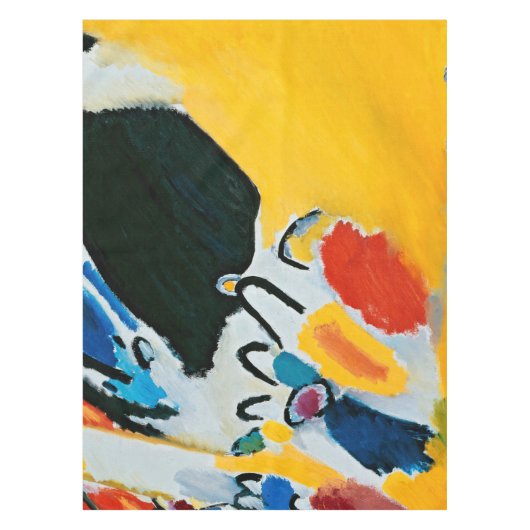 Kandinski Impression III Concert Abstract schilder Tafelkleed (Voorkant)
