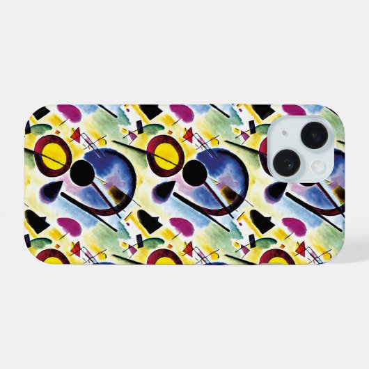 Kandinski inspiriert 17 iPhone 15 case (Achterkant horizontaal)