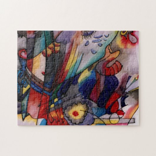 Kandinsky 1913 Abstract kunstschilderen Legpuzzel (Horizontaal)
