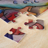 Kandinsky 1913 Abstract kunstschilderen Legpuzzel (Zijkant)