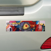 Kandinsky 1913 Abstract schilderen Bumpersticker (Op auto)