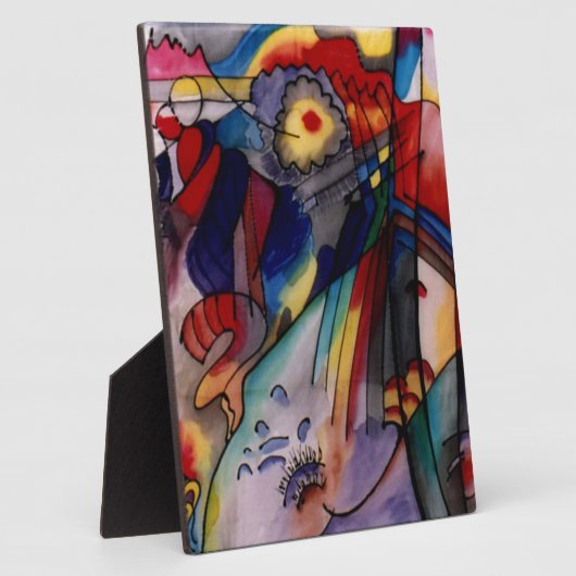 Kandinsky 1913 Abstract schilderen Fotoplaat (Zijkant)