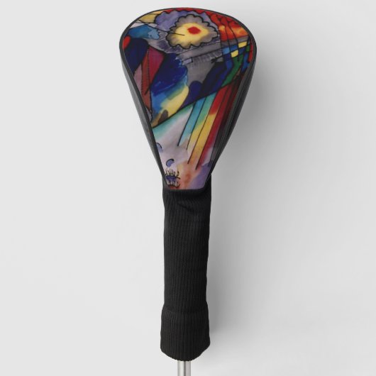 Kandinsky 1913 Abstract schilderen Golfheadcover (Voorkant)