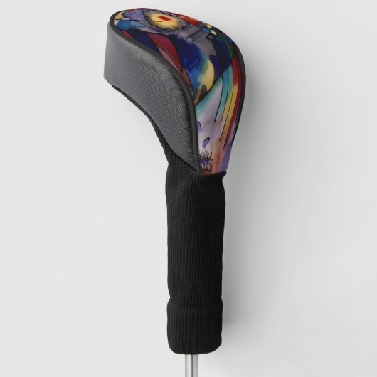 Kandinsky 1913 Abstract schilderen Golfheadcover (Schuin)