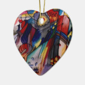 Kandinsky 1913 Abstract schilderen Keramisch Ornament (Links)