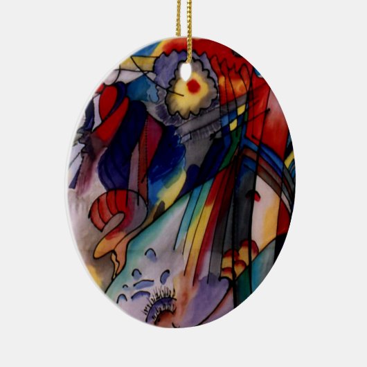 Kandinsky 1913 Abstract schilderen Keramisch Ornament (Rechts)