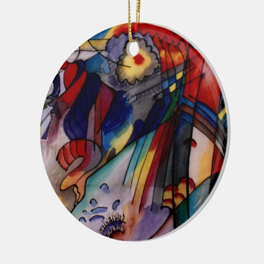 Kandinsky 1913 Abstract schilderen Keramisch Ornament (Links)