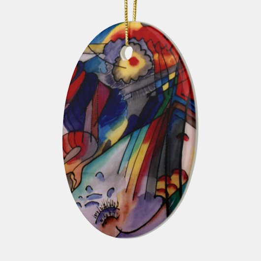 Kandinsky 1913 Abstract schilderen Keramisch Ornament (Links)