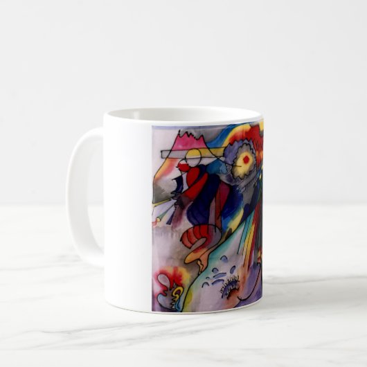 Kandinsky 1913 Abstract schilderen Koffiemok (Voorkant links)