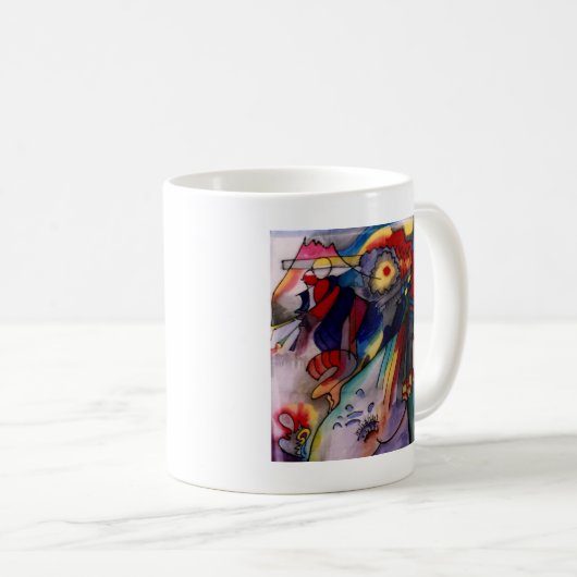 Kandinsky 1913 Abstract schilderen Koffiemok (Voorkant rechts)