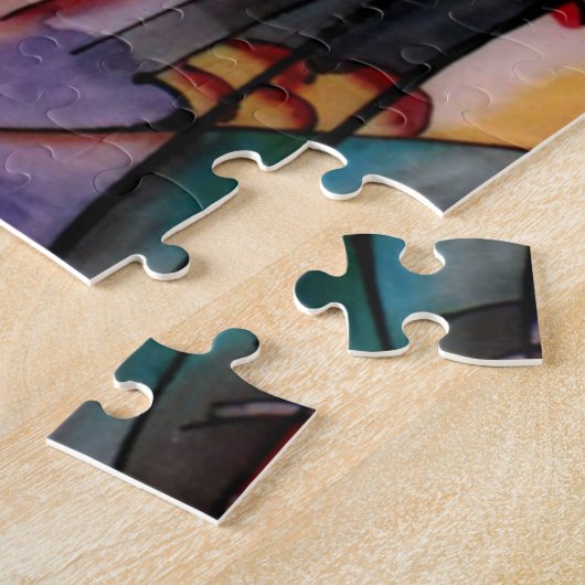 Kandinsky 1913 Abstract schilderen Legpuzzel (Zijkant)