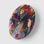 Kandinsky 1913 Abstract schilderen Ronde Klok (Hoek)