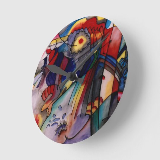 Kandinsky 1913 Abstract schilderen Ronde Klok (Hoek)