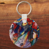 Kandinsky 1913 Abstract schilderen Sleutelhanger (Voorkant)