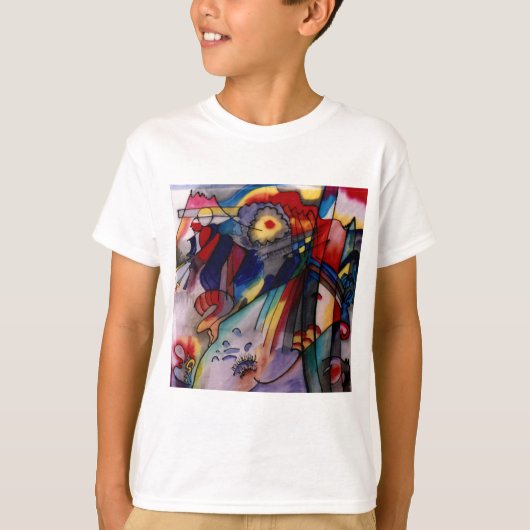 Kandinsky 1913 Abstract schilderen T-shirt (Voorkant)