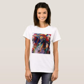 Kandinsky 1913 Abstract schilderen T-shirt (Voorkant volledig)