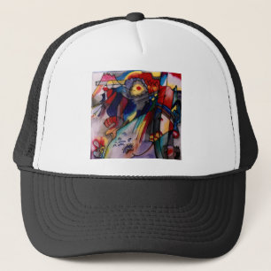 Kandinsky 1913 Abstract schilderen Trucker Pet