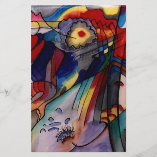 Kandinsky 1913 Abstract Schilderij Briefpapier (Voorkant)