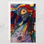 Kandinsky 1913 Abstract Schilderij Briefpapier (Voorkant / Achterkant)